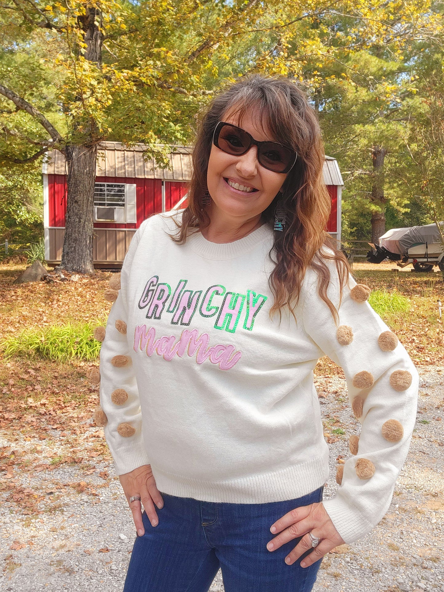 Grinchy Mama Sweater