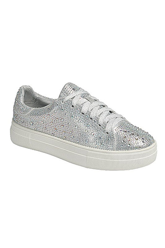 DOLCE-66-RHINESTONE SNEAKERS