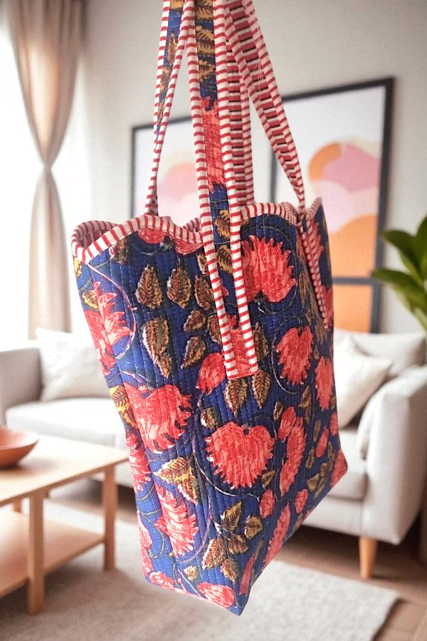 SC - ETA 9/3 - Rustic Garden Scalloped Tote Bag