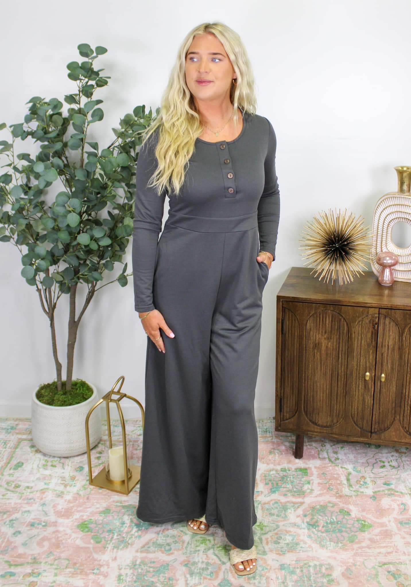 Grey Jumpsuit