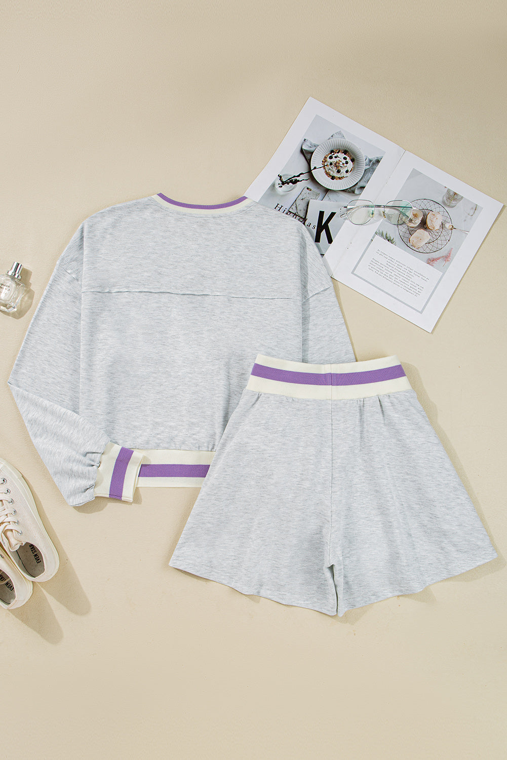 Grey Athletic Shortie Set RTS