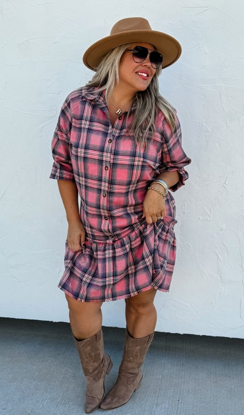 Maxwell Plaid Dress