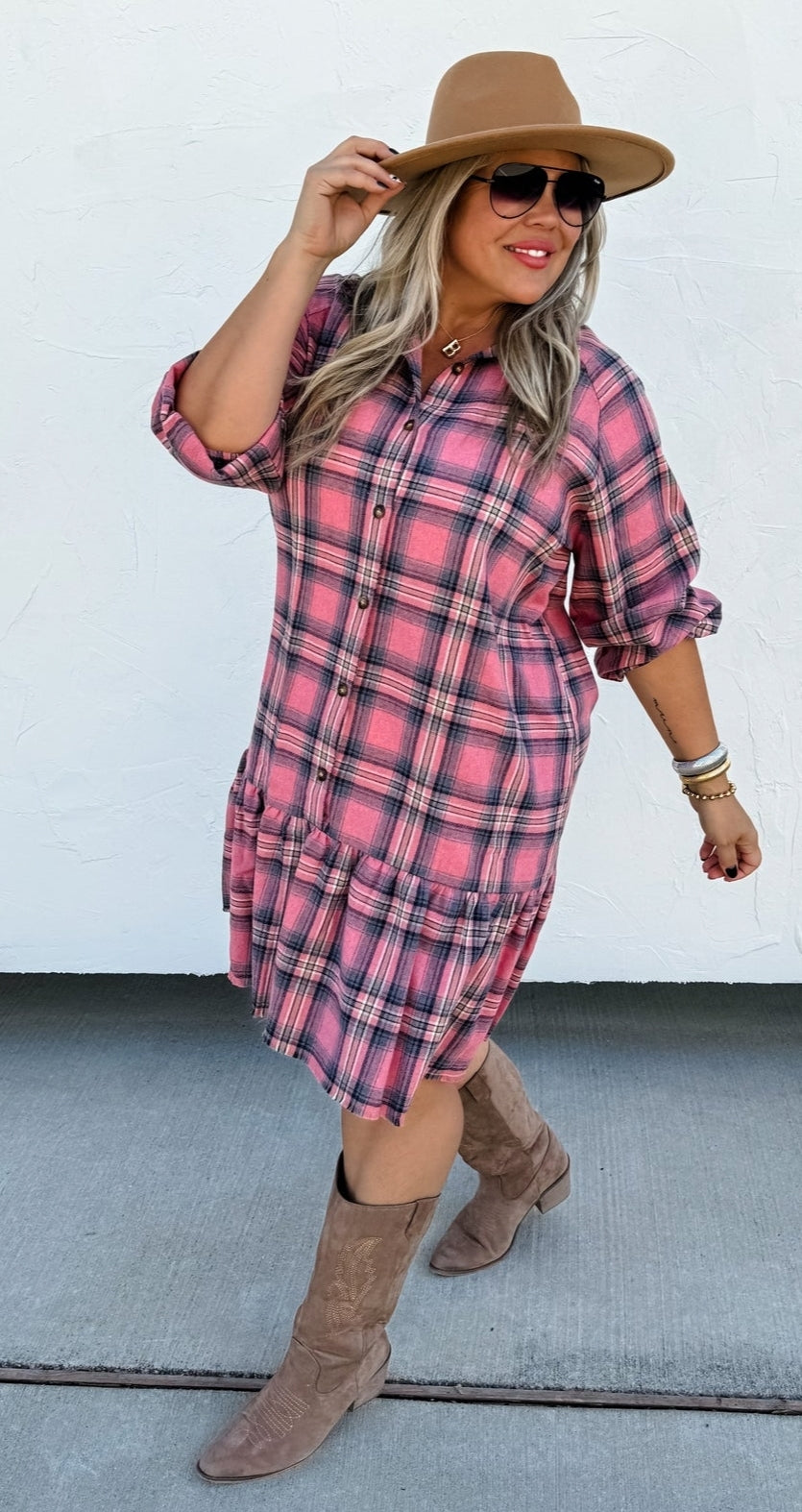 Maxwell Plaid Dress