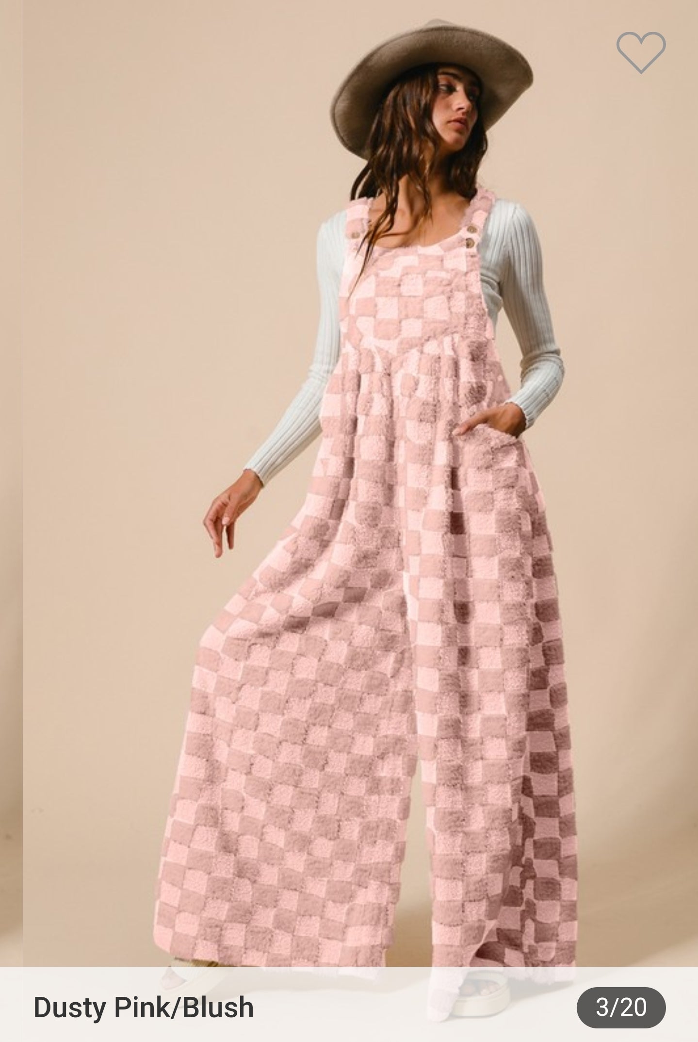 Cozy Sherpa Wide Leg Overalls (PREORDER)