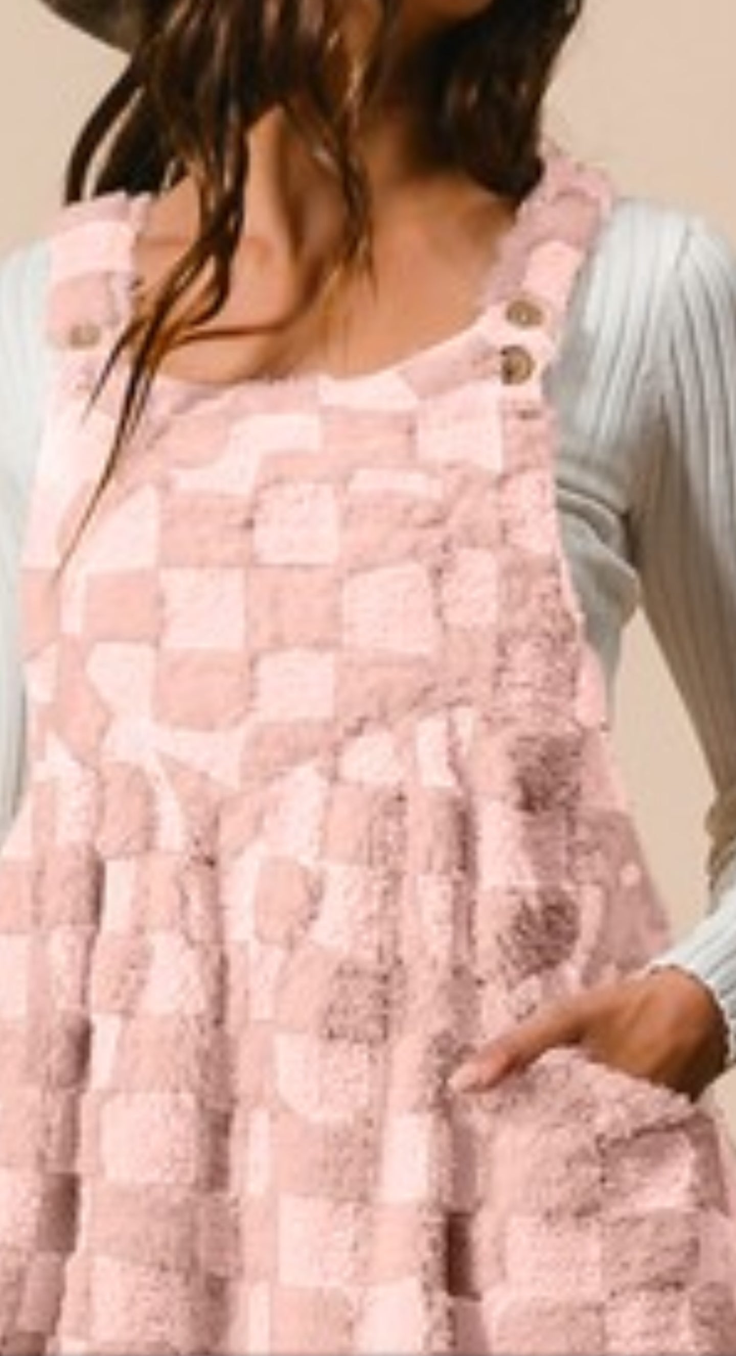 Cozy Sherpa Wide Leg Overalls (PREORDER)
