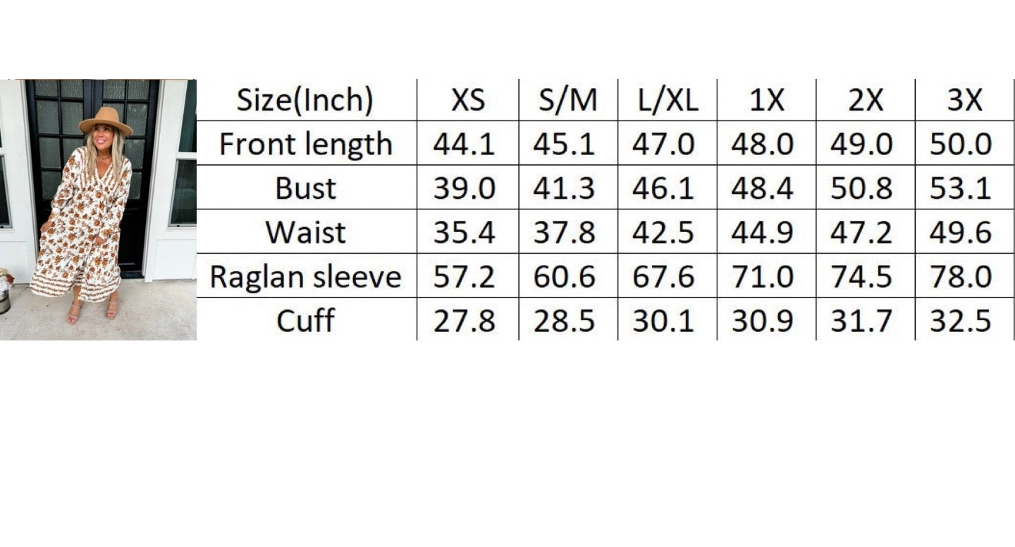 Kora Fall Floral Dress (PREORDER)