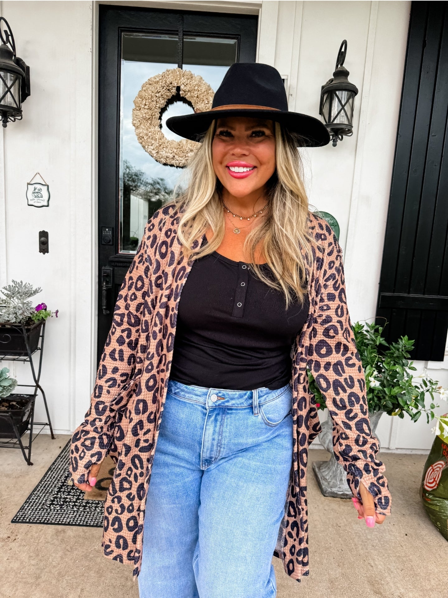 Cheetah Print Lola Cardigan w/thumbholes 💕