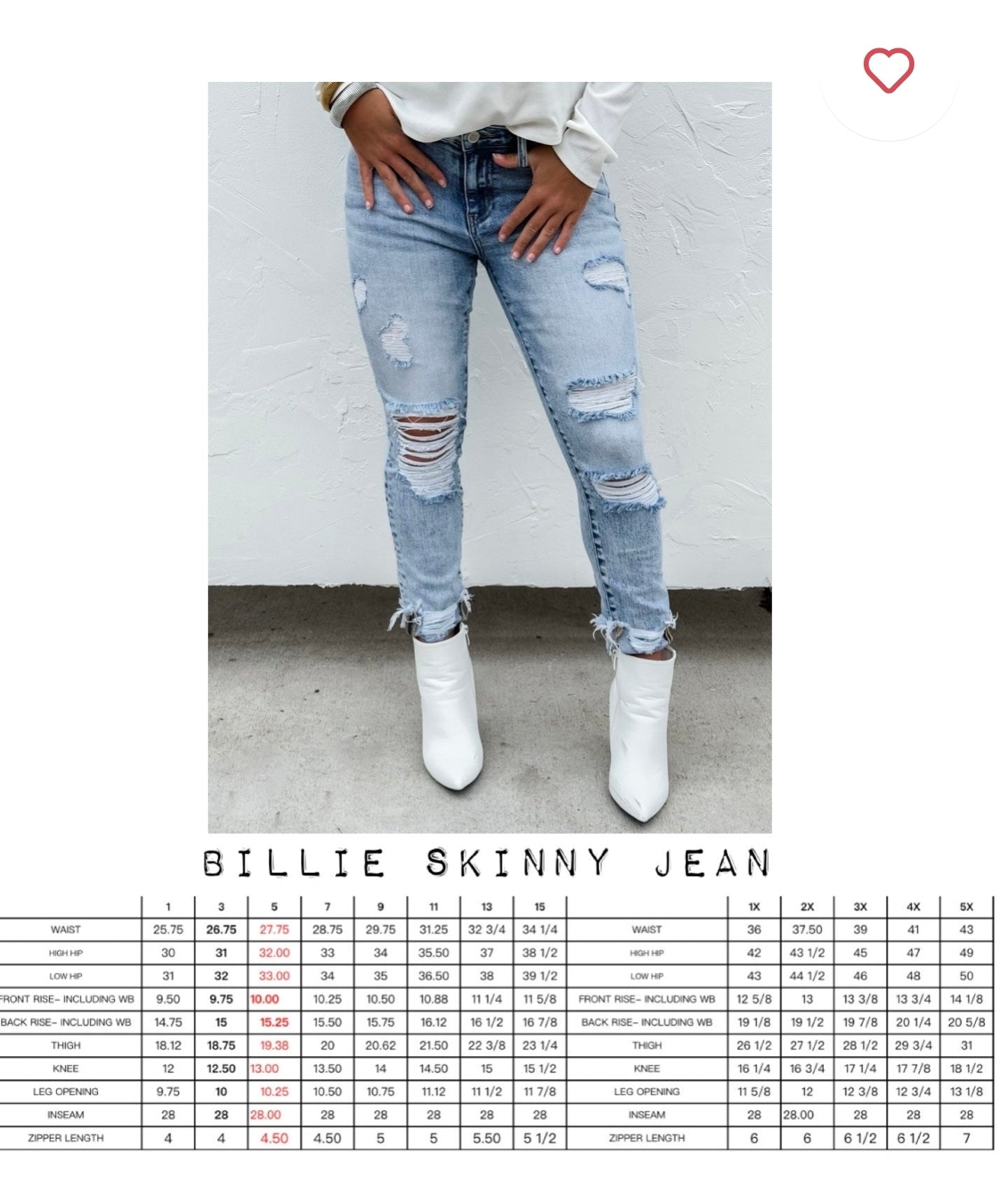 Billie Light Wash Skinnies Denim by Blakeley