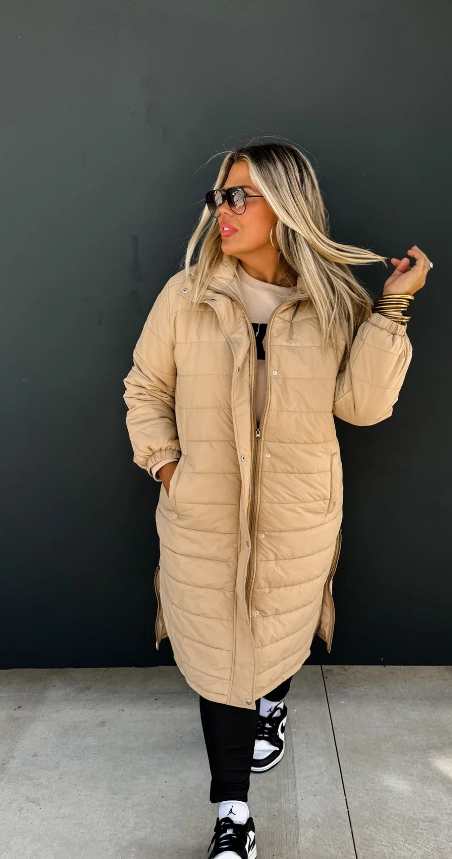 Lennon Long Puffer Jacket