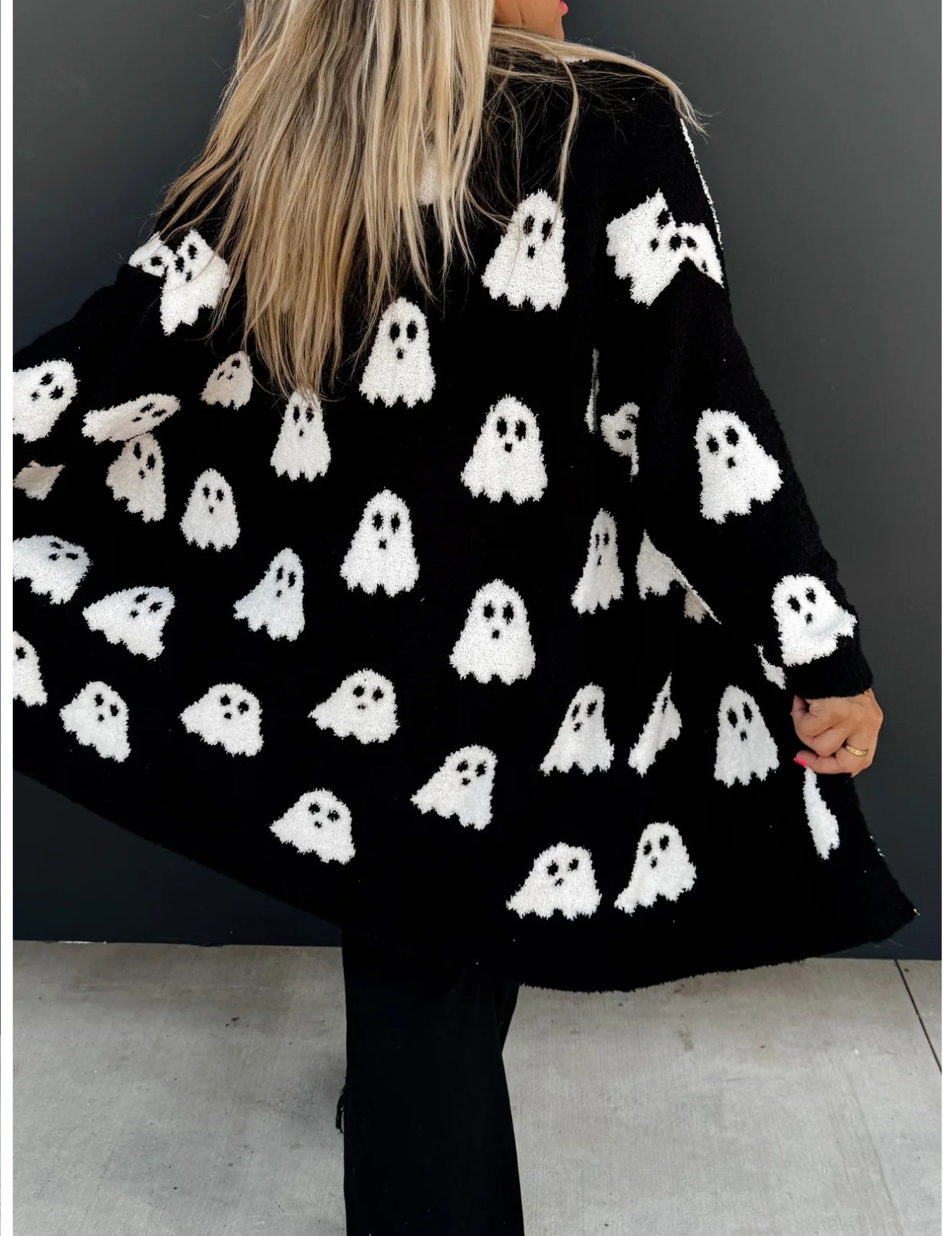 Reversible Cloud Ghost Cardi