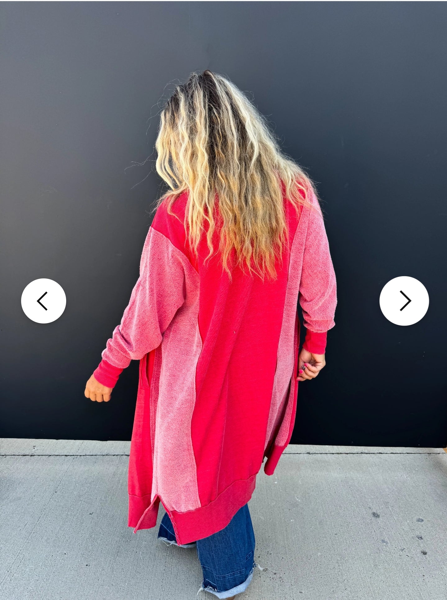DESI SWEATSHIRT CARDIGAN