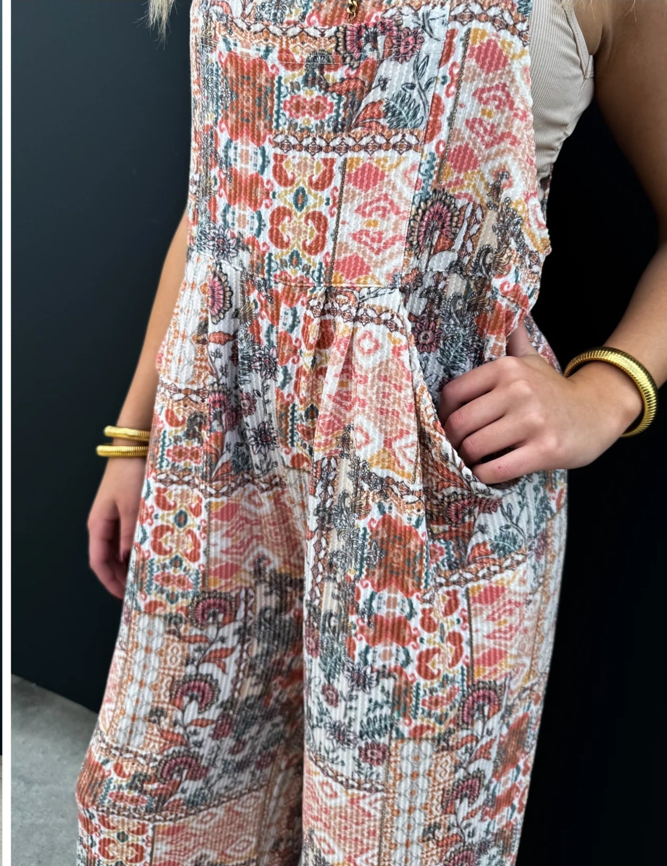 CASSIDY BOHO OVERALLS
