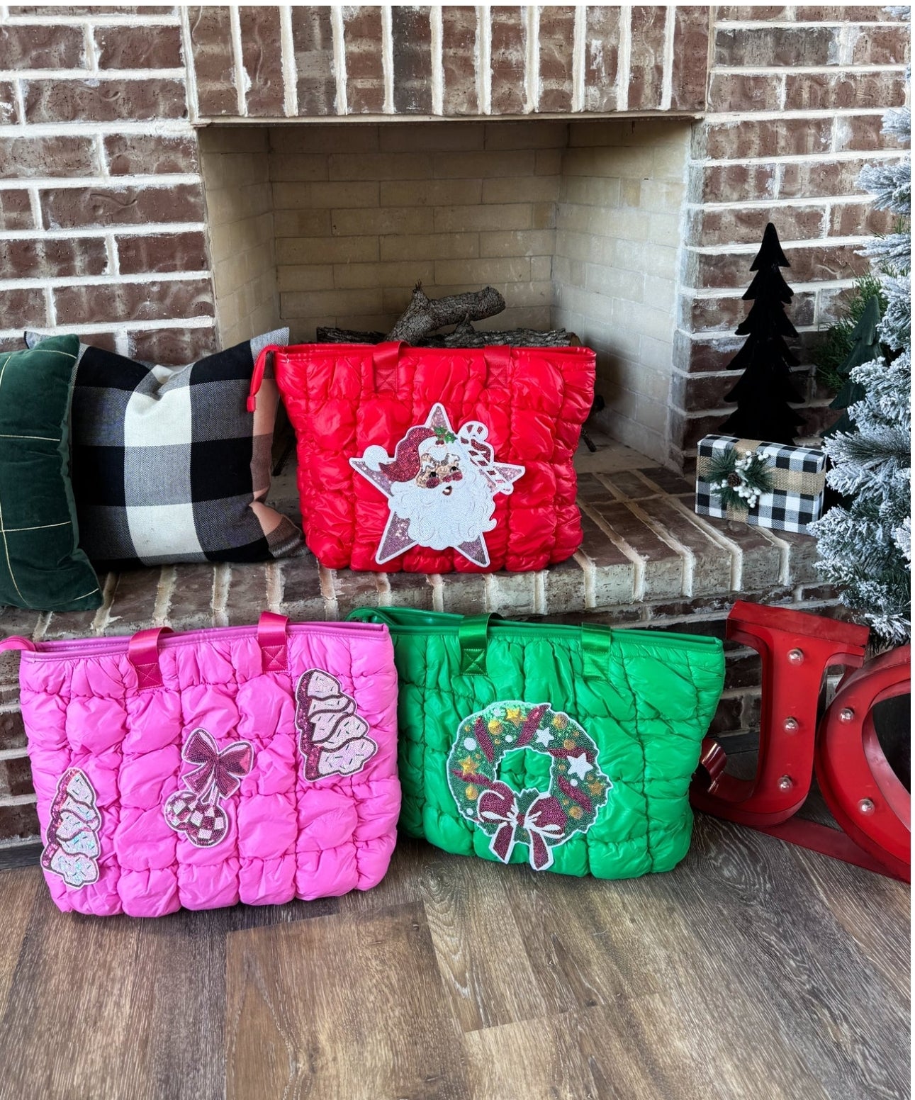 PREORDER- XMAS PUFFER BAG
