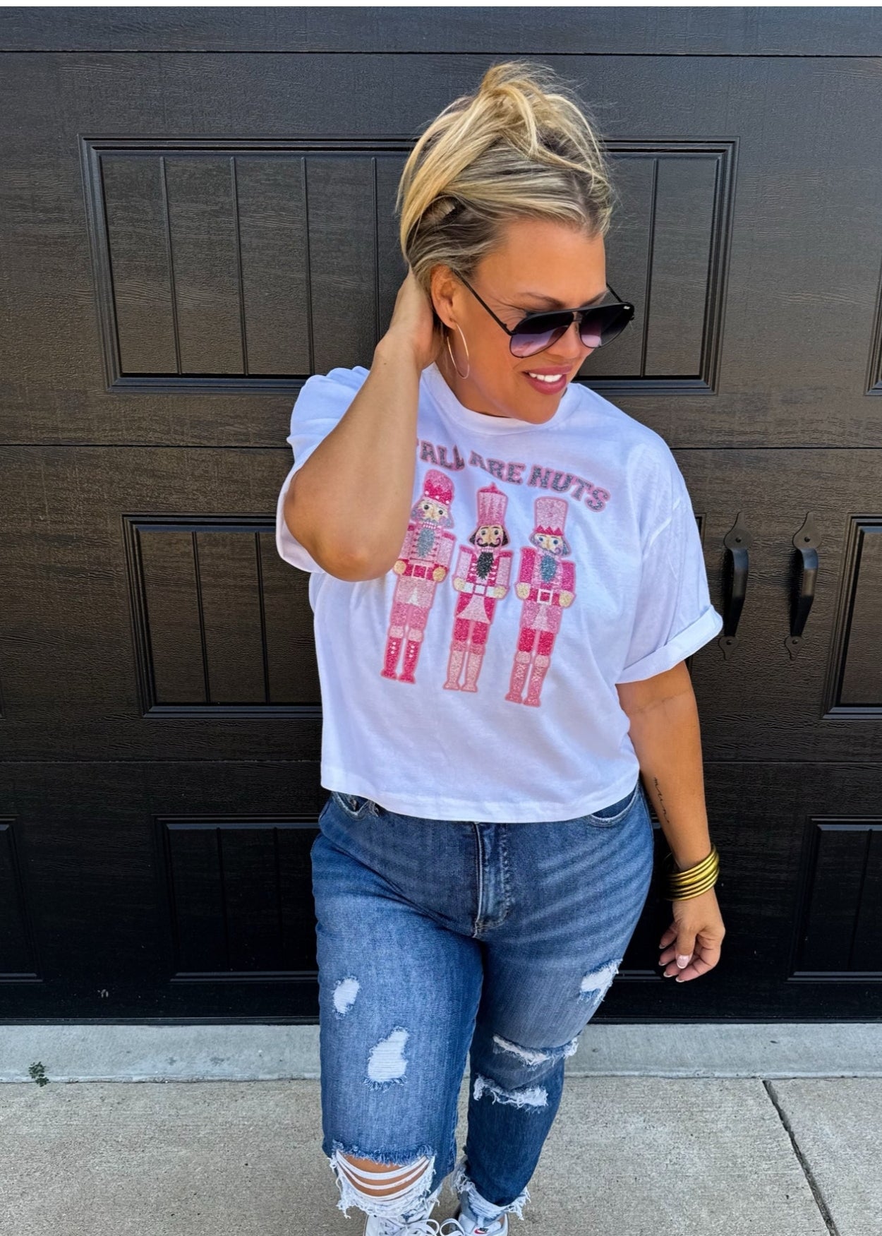 Y'ALL ARE NUTS GRAPHIC TEE