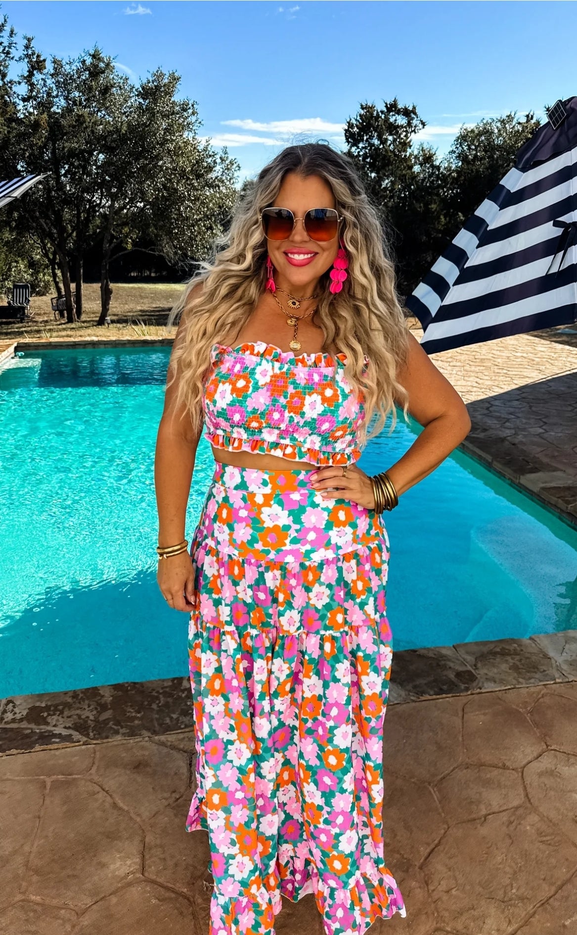 2nd Cut- AMALFI BLOOMS SWIM SET