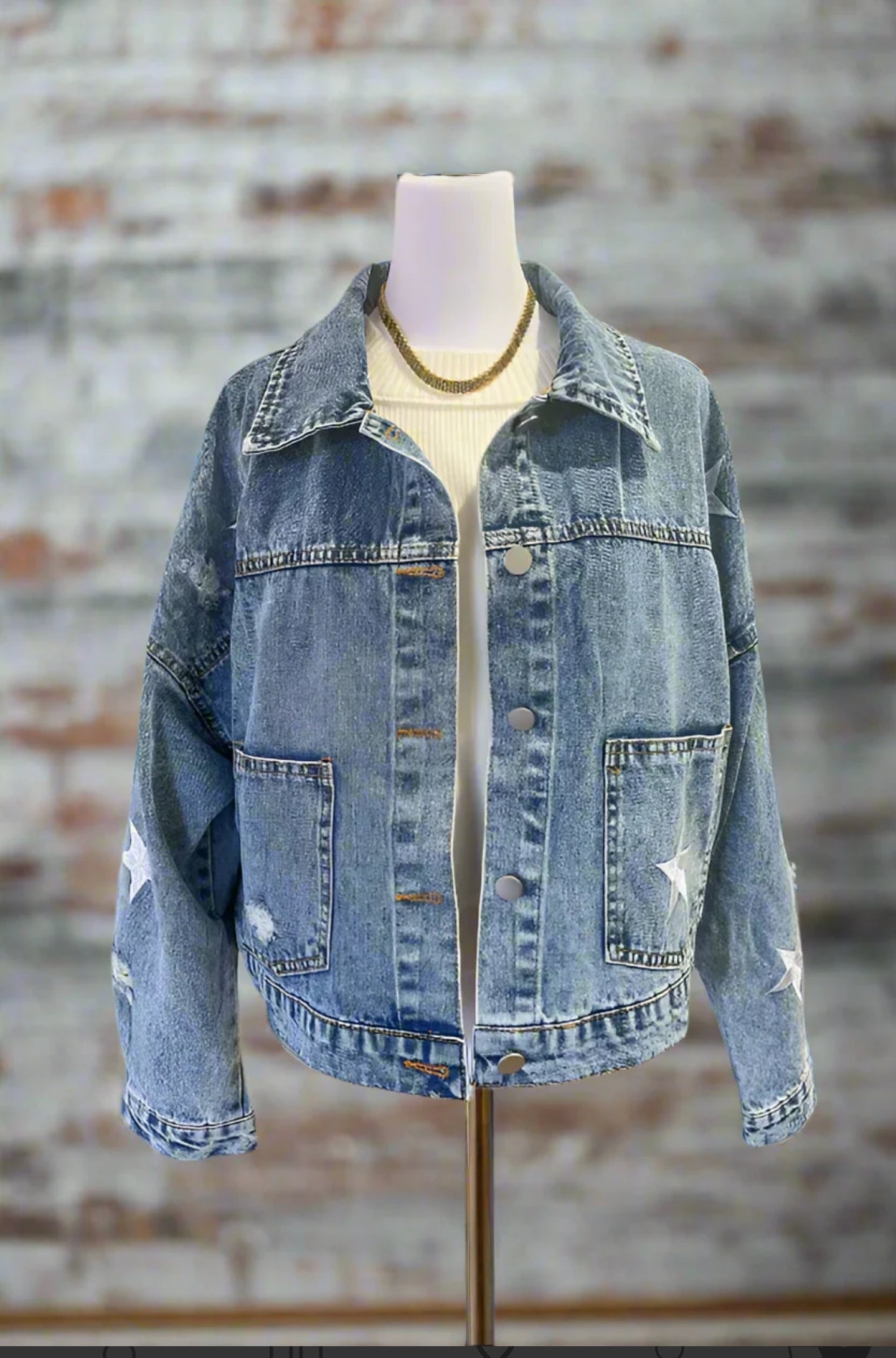 Stella Medium Wash Denim Jacket