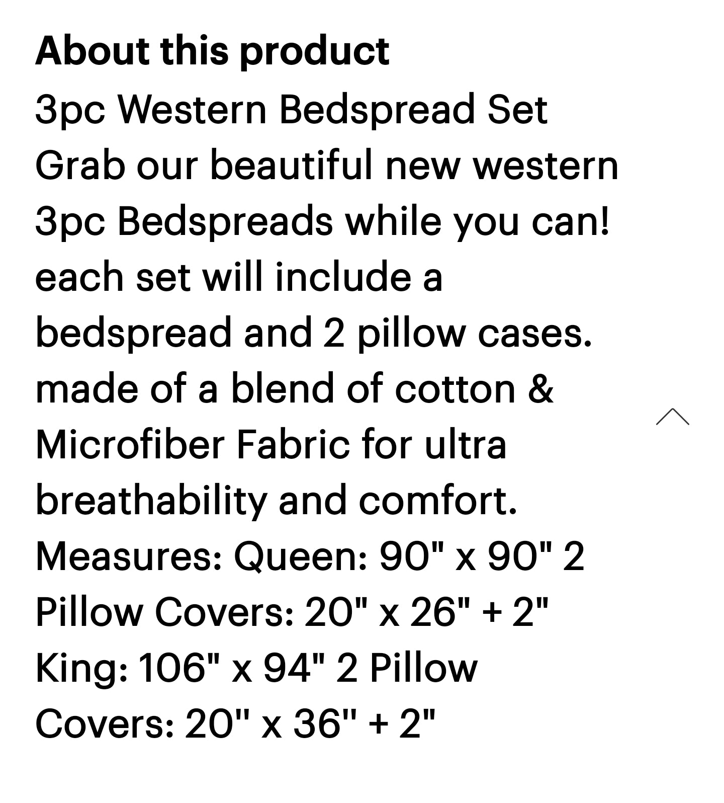 Long Horn & Cow Print 3 pc SET