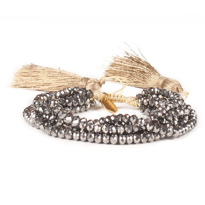 SILVER TASSEL BRACELET