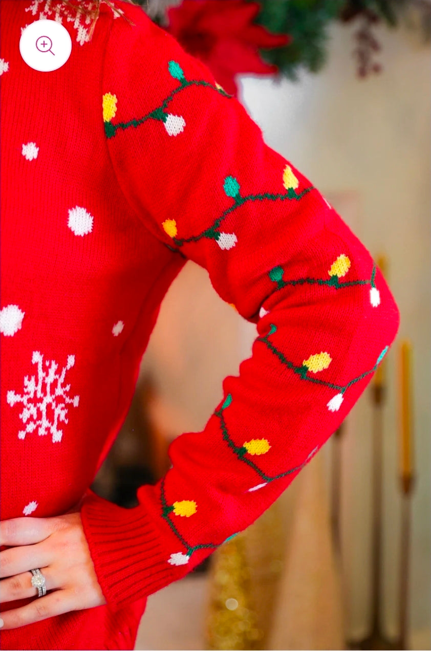 Reindeer Holiday Sweater