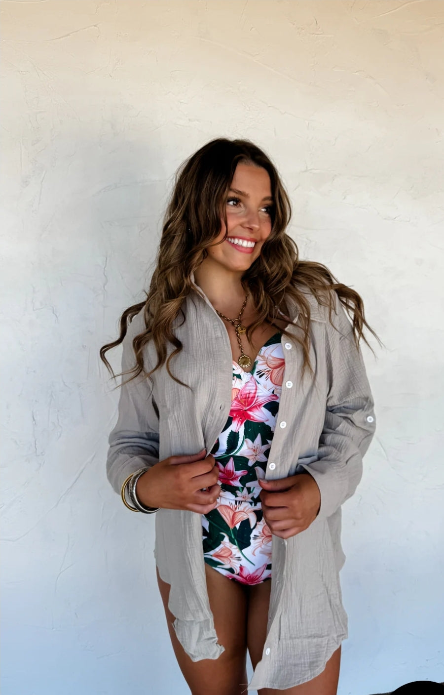 PREORDER- SANTORINI SHADE GAUZY TOP