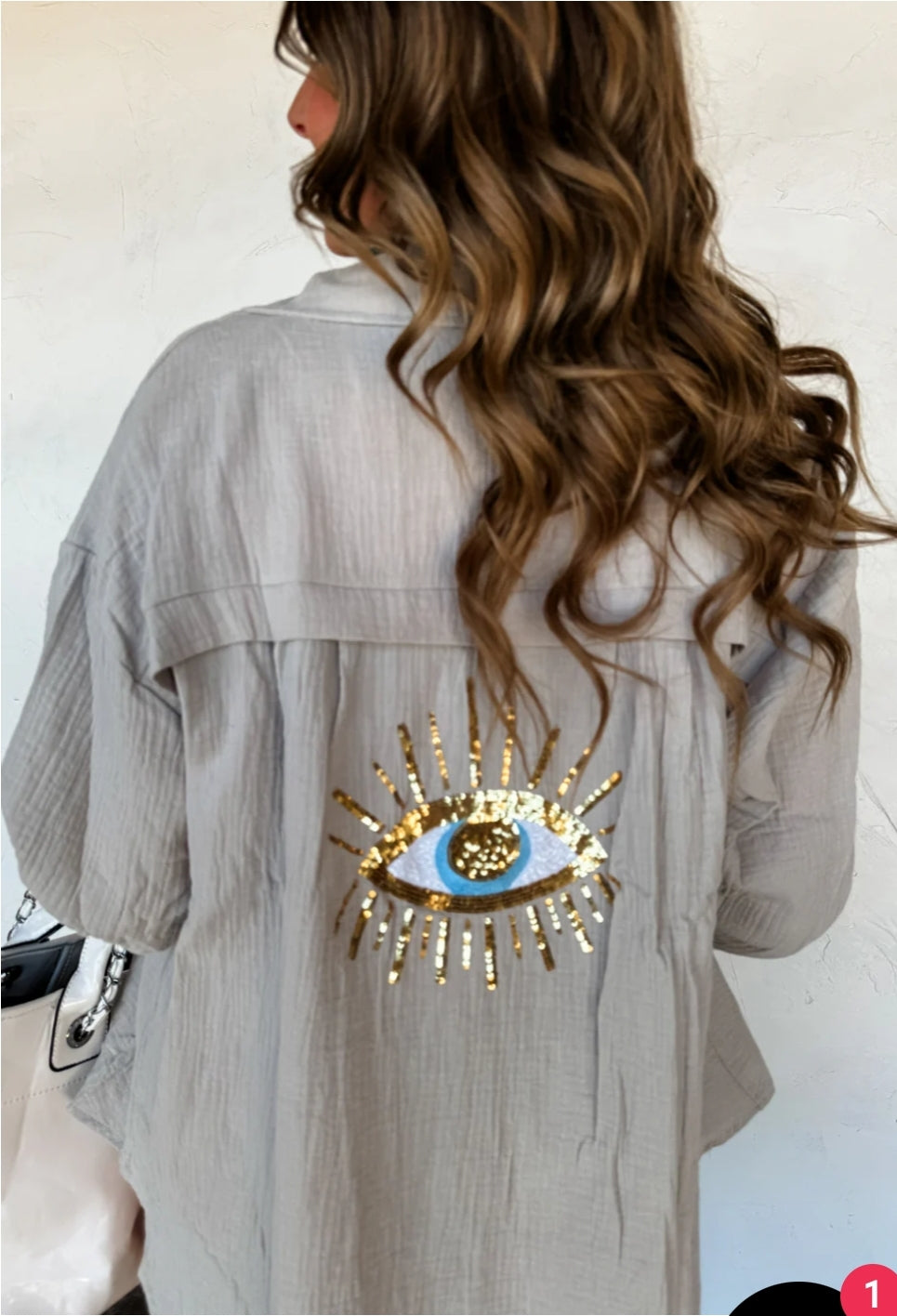 PREORDER- SANTORINI SHADE GAUZY TOP