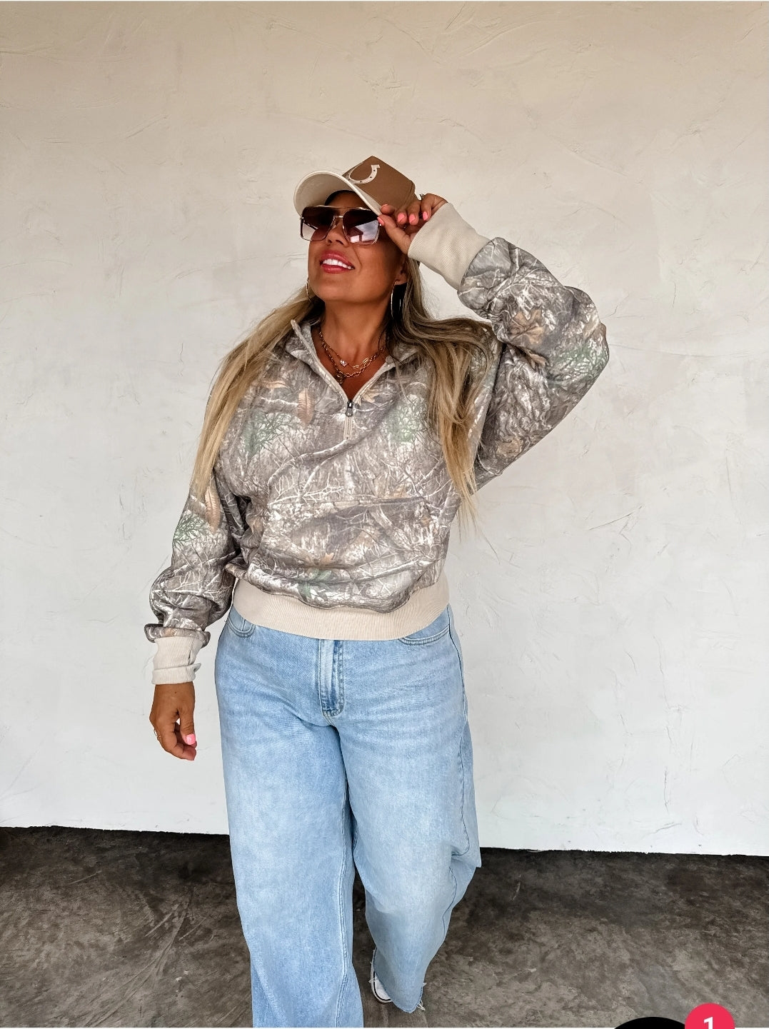 PREORDER- CAMO & CHECKER EASY DOES IT PULLOVER