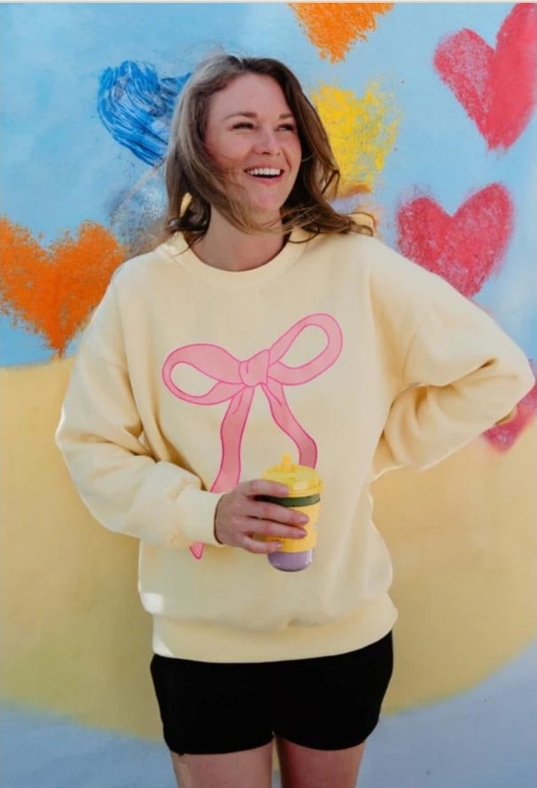 Coquette Bow Sweatshirt