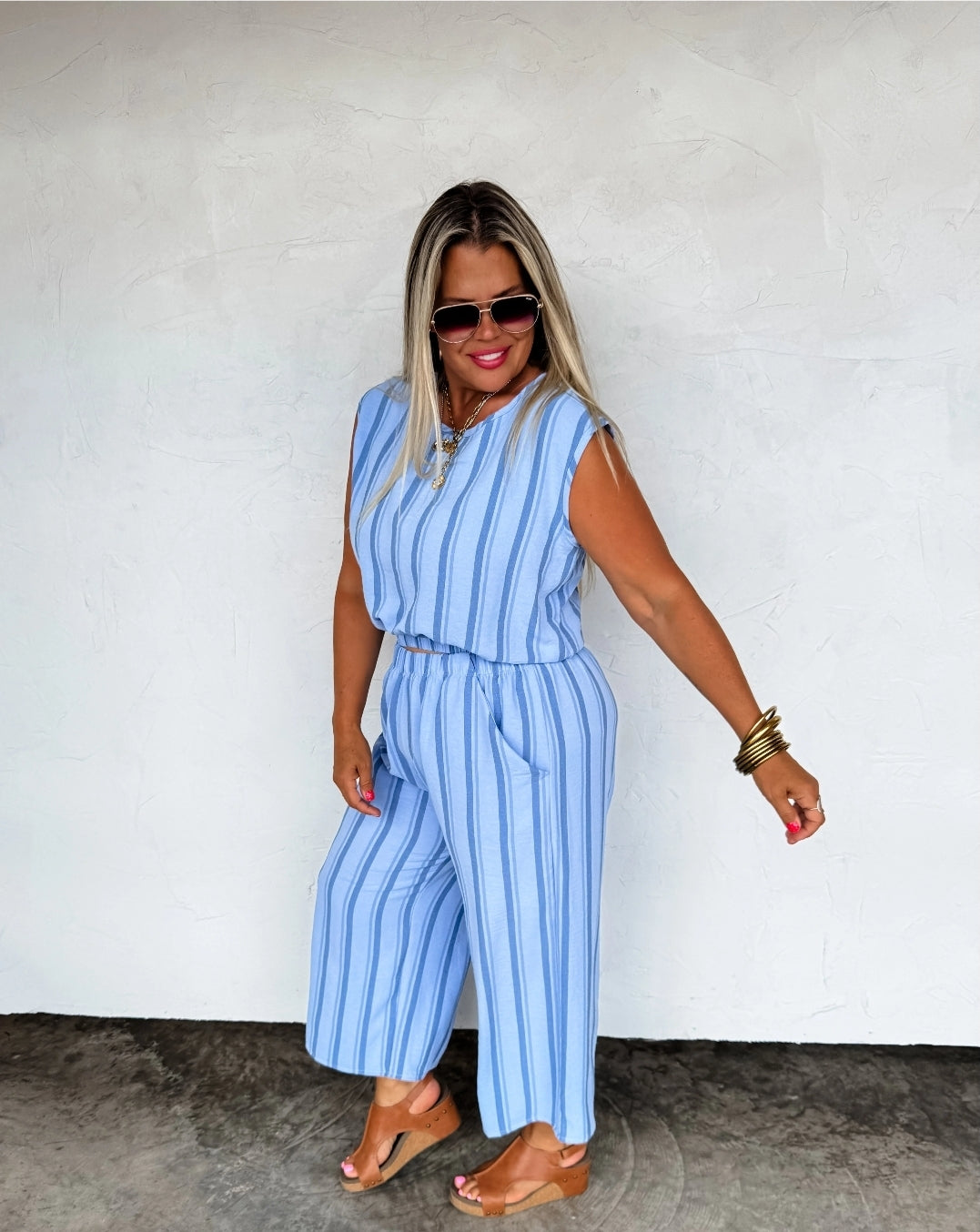 PREORDER- CALABASAS CROP PANT SET