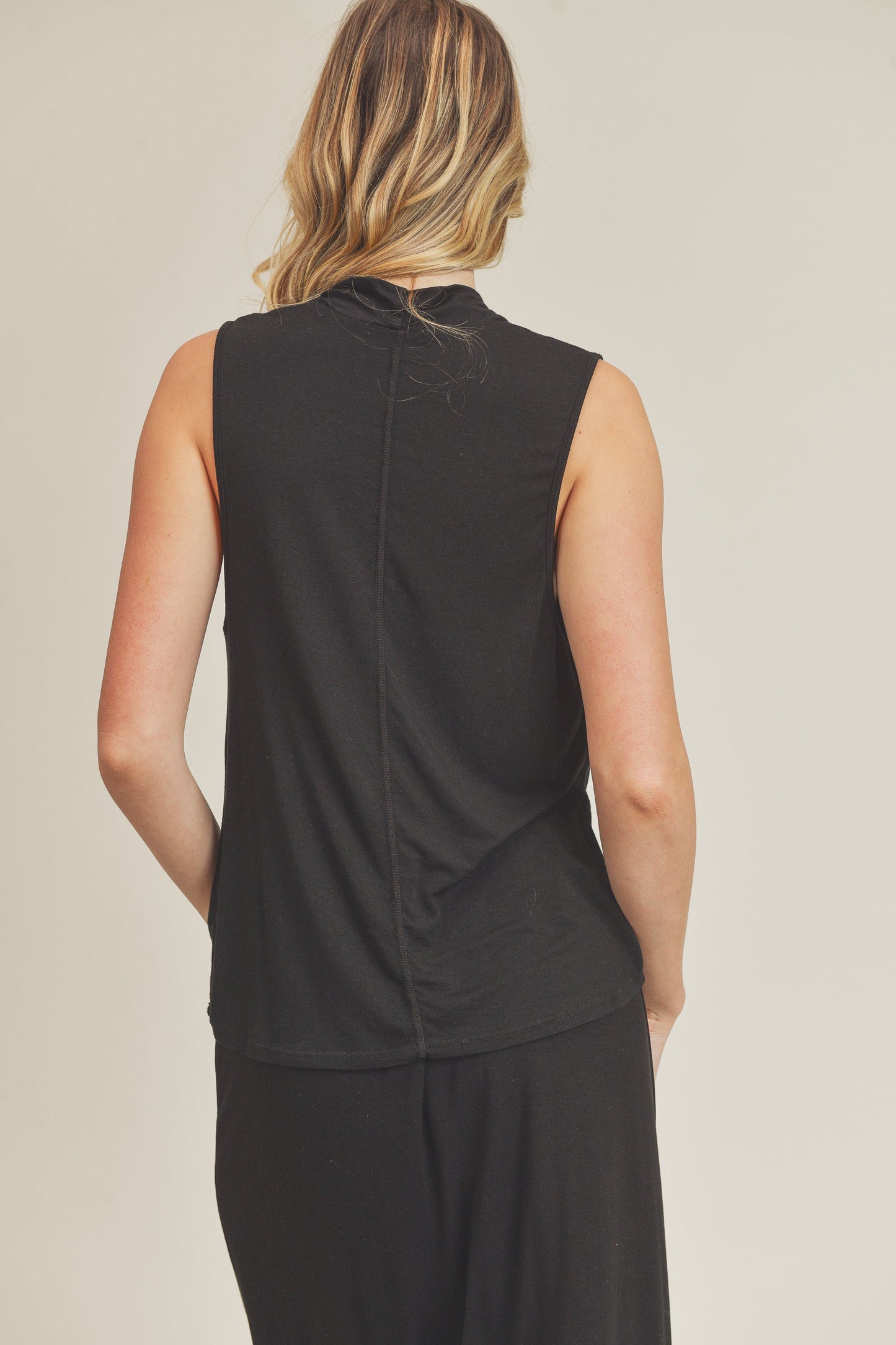 Drape Front Top