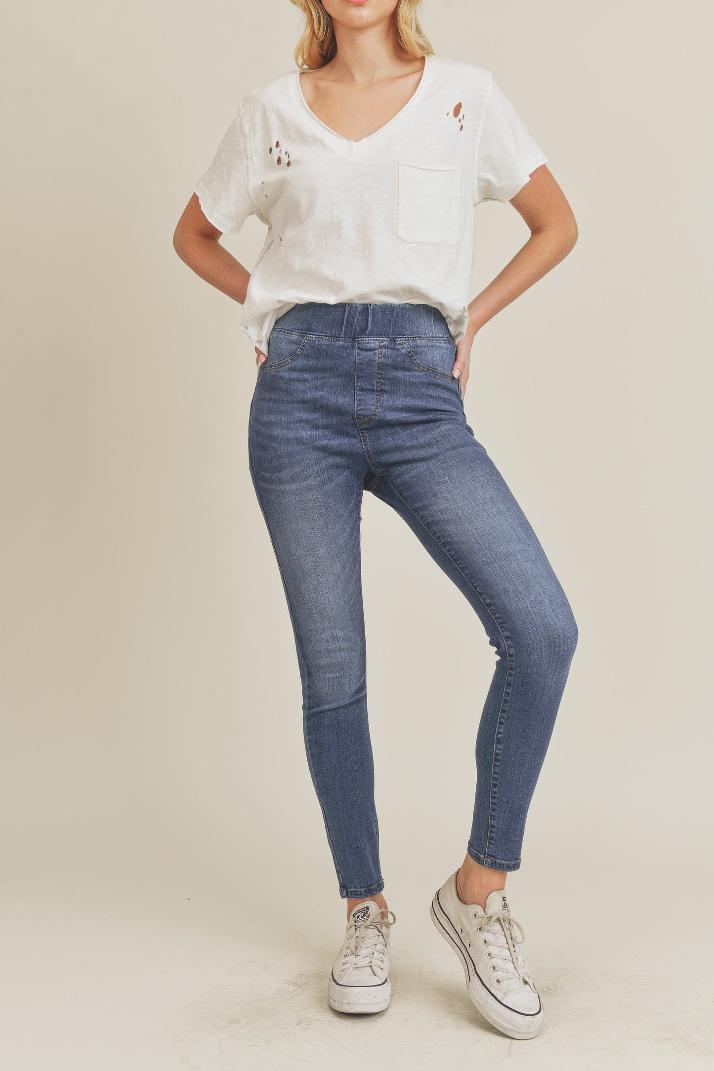 Distressed T Shirt