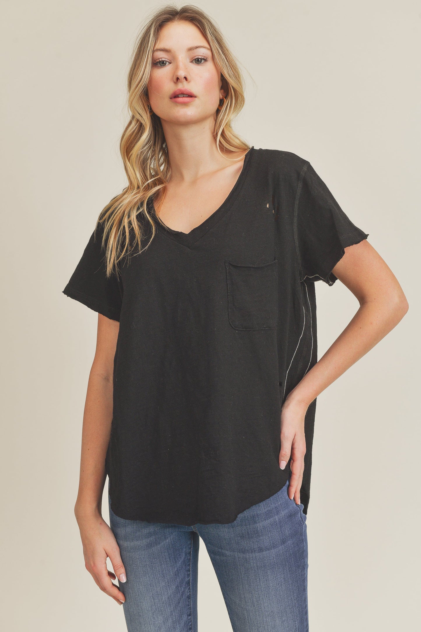 Distressed T Shirt