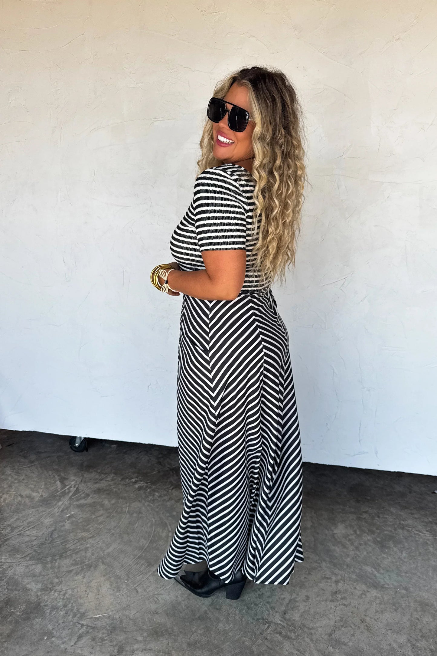 PREORDER- CALISTA STRIPE DRESS