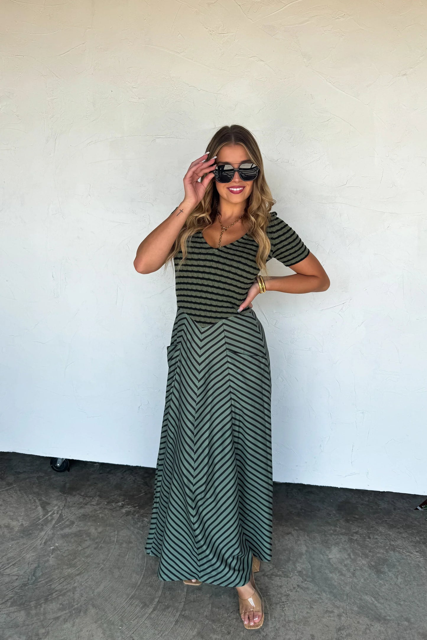 PREORDER- CALISTA STRIPE DRESS
