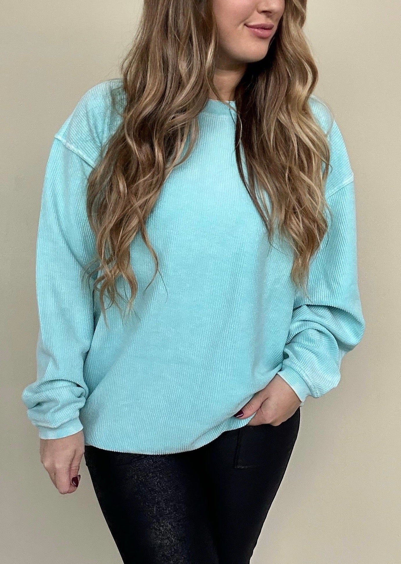 AQUA - ESSENTIAL LUXE CORDED CREWS