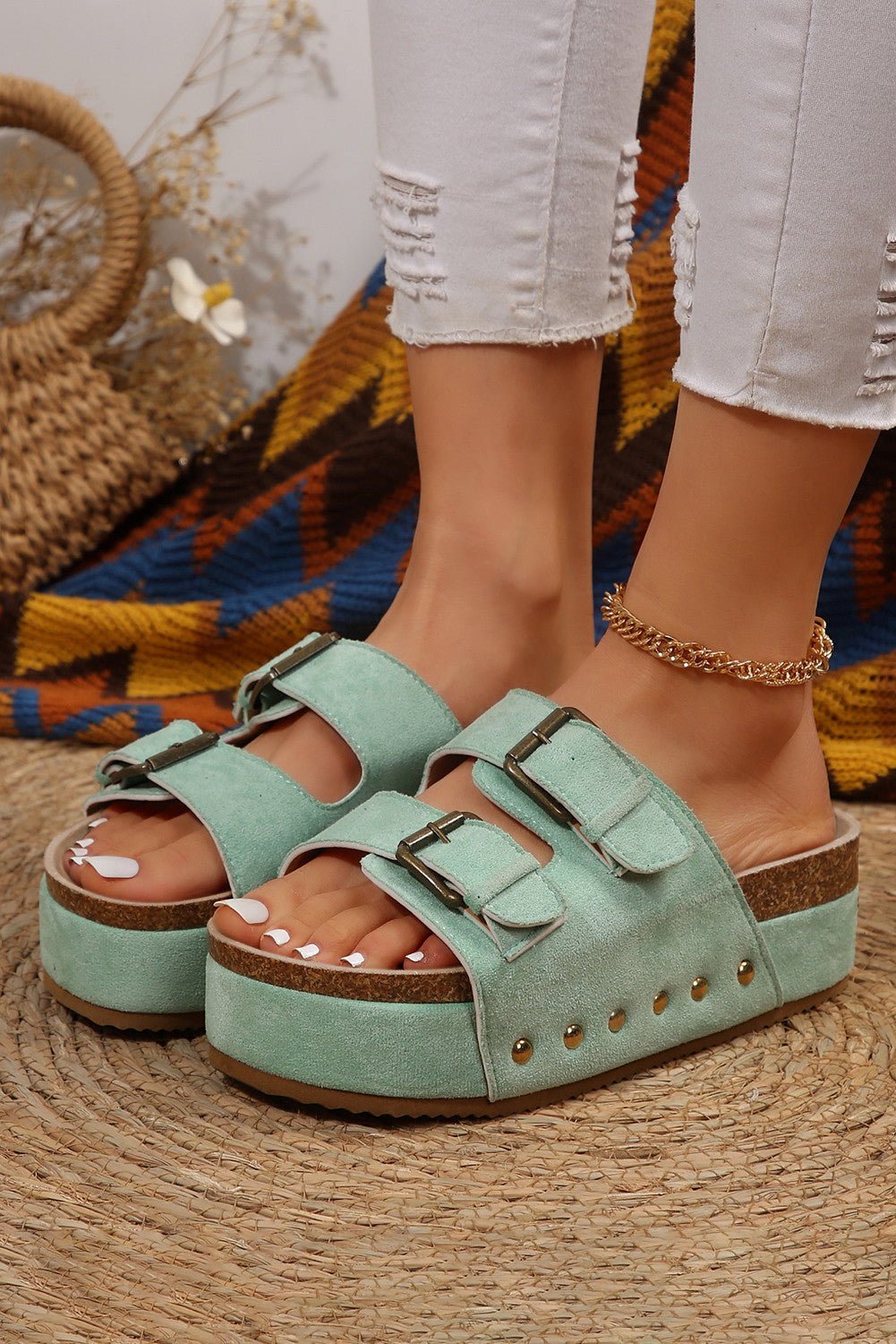 Buckle Platform Sandals RTS