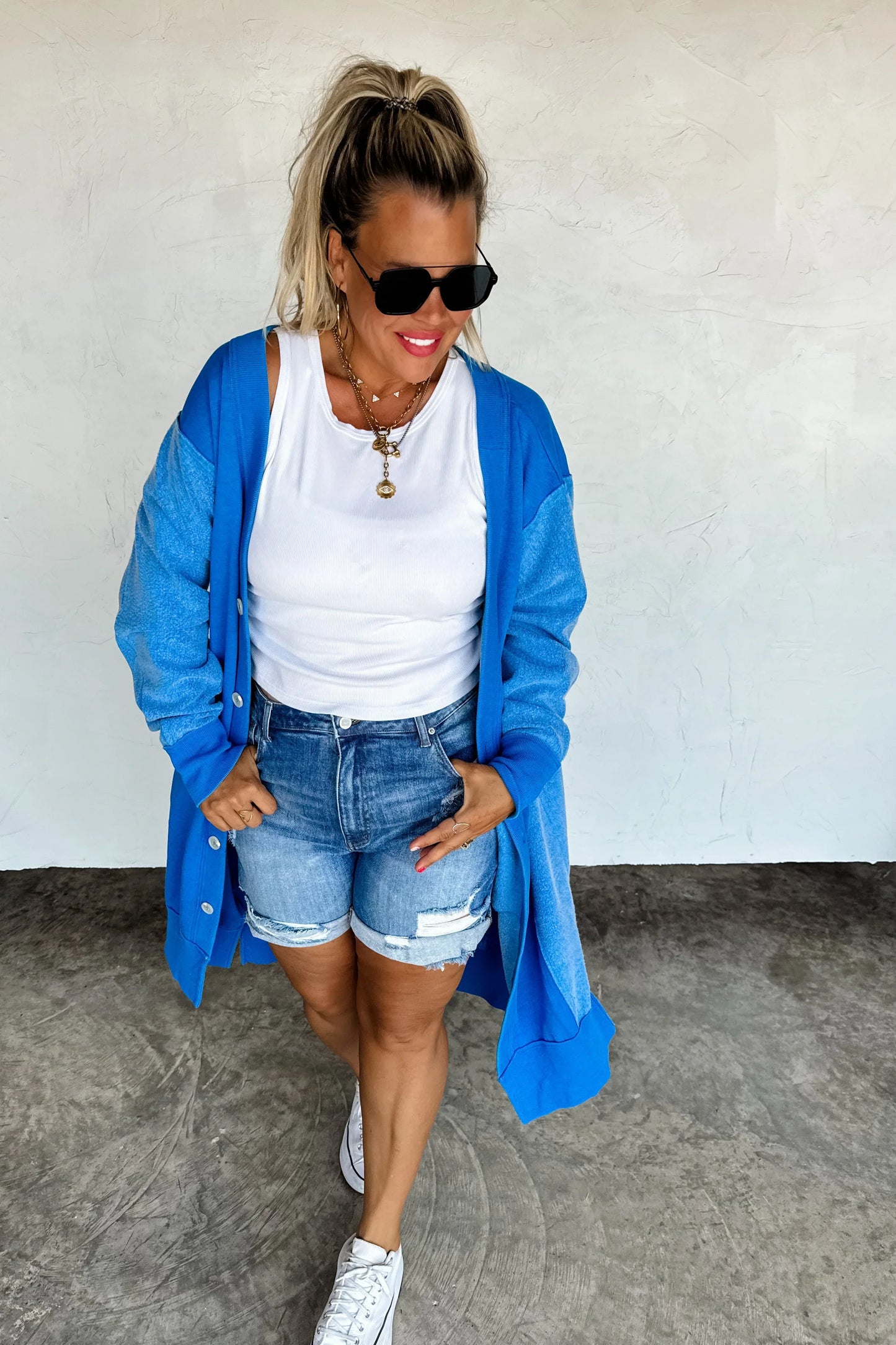 PREORDER- DESI SWEATSHIRT CARDIGAN