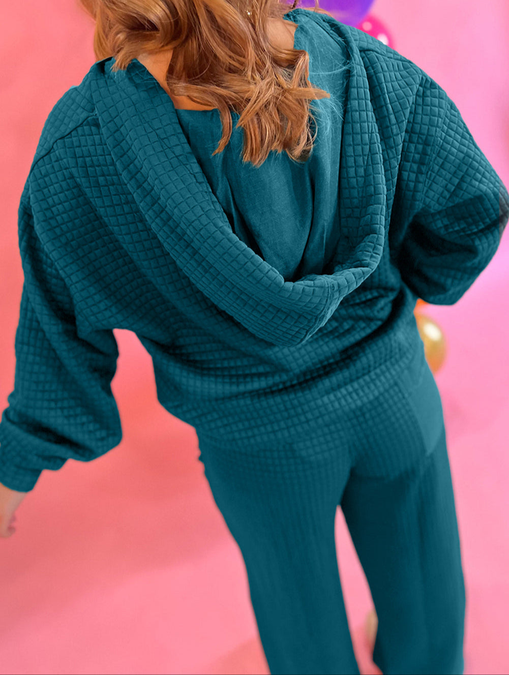 Waffled Textured Raw Edge Set RTS
