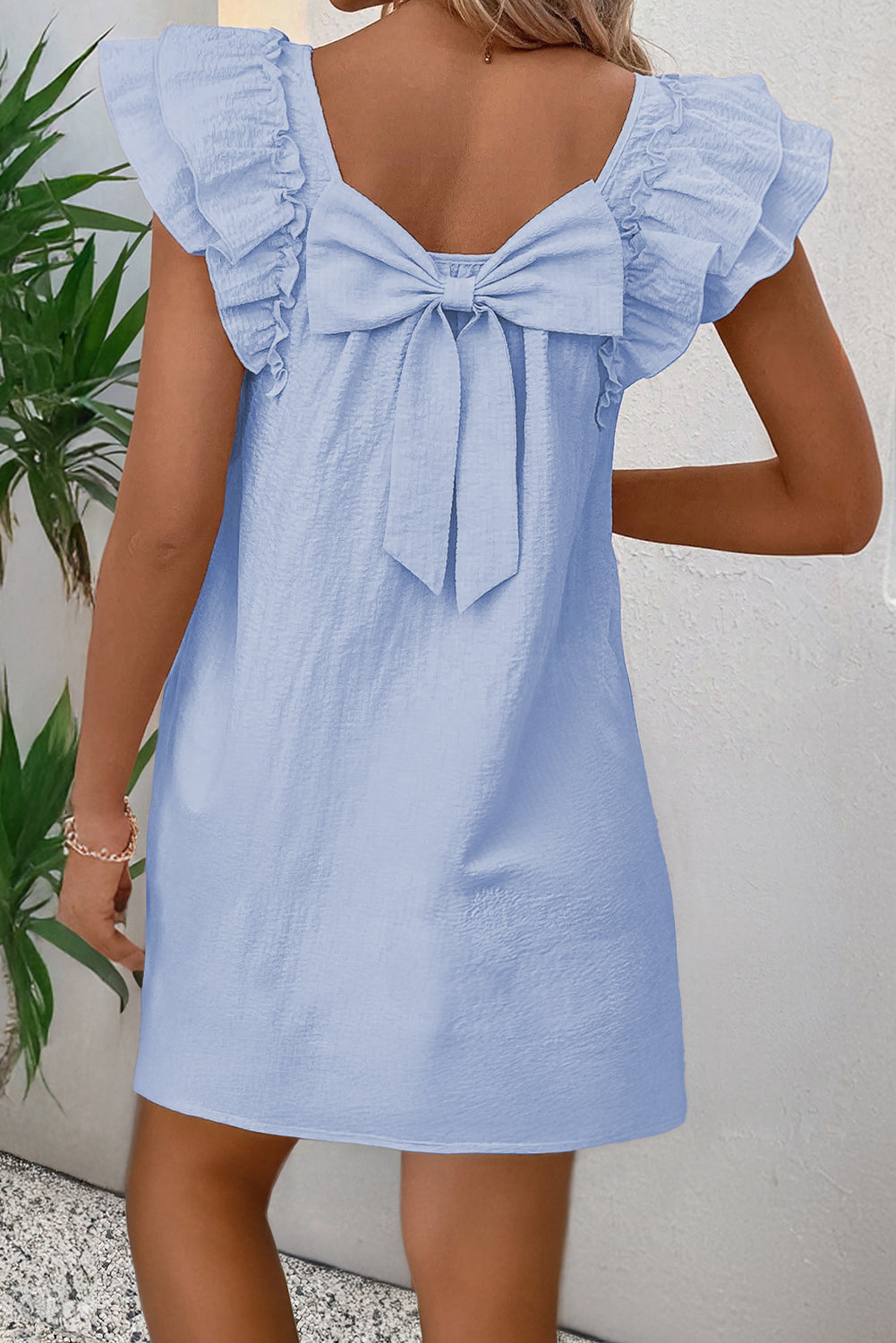 Ruffle Bow Dress RTS