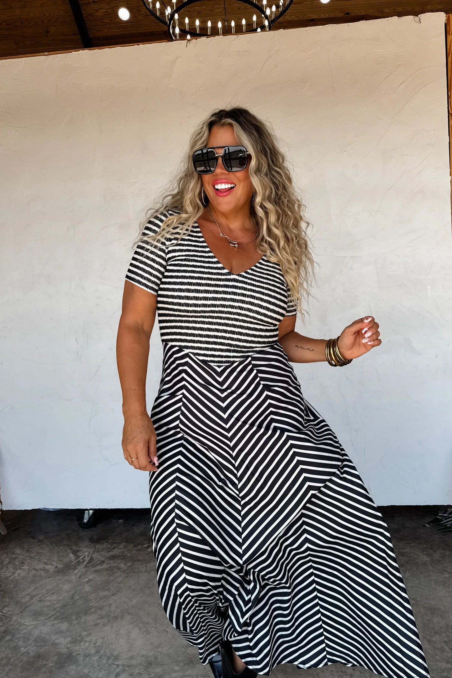 PREORDER- CALISTA STRIPE DRESS