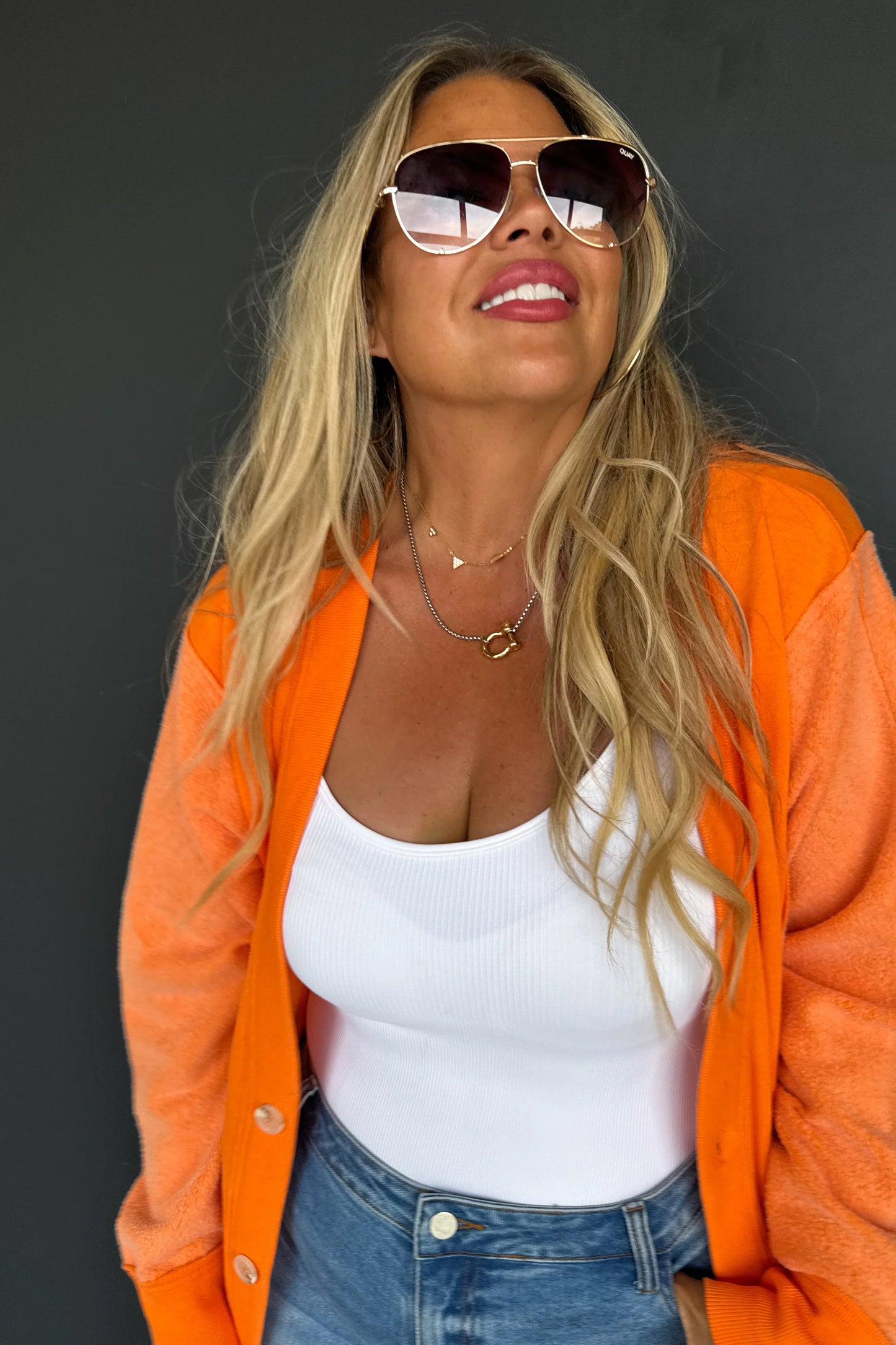 PREORDER- DESI SWEATSHIRT CARDIGAN