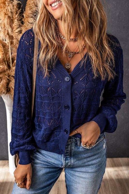 Lightweight Hollow Cardigan RTS