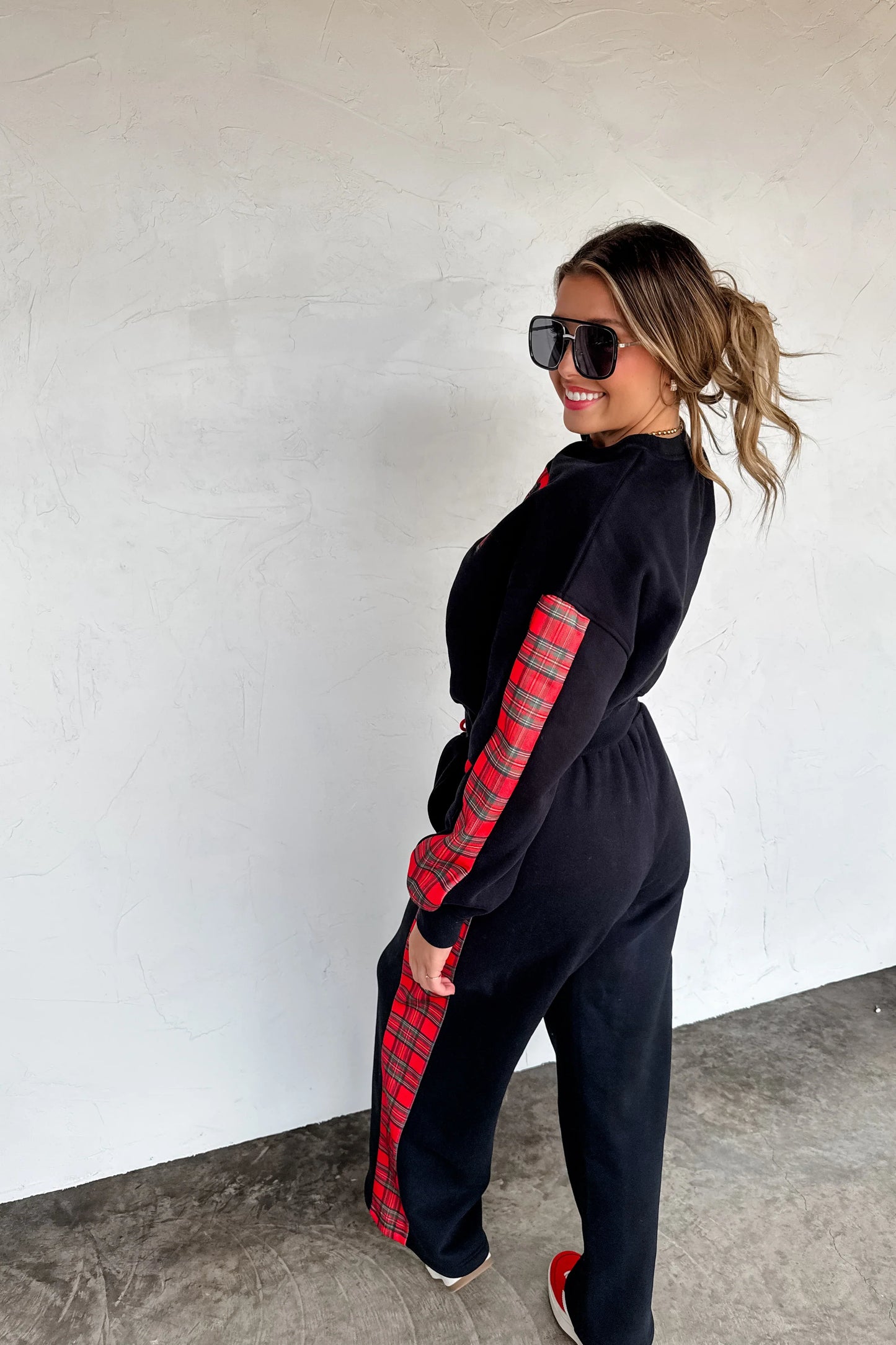 PREORDER- MERRY PLAID PANT SET