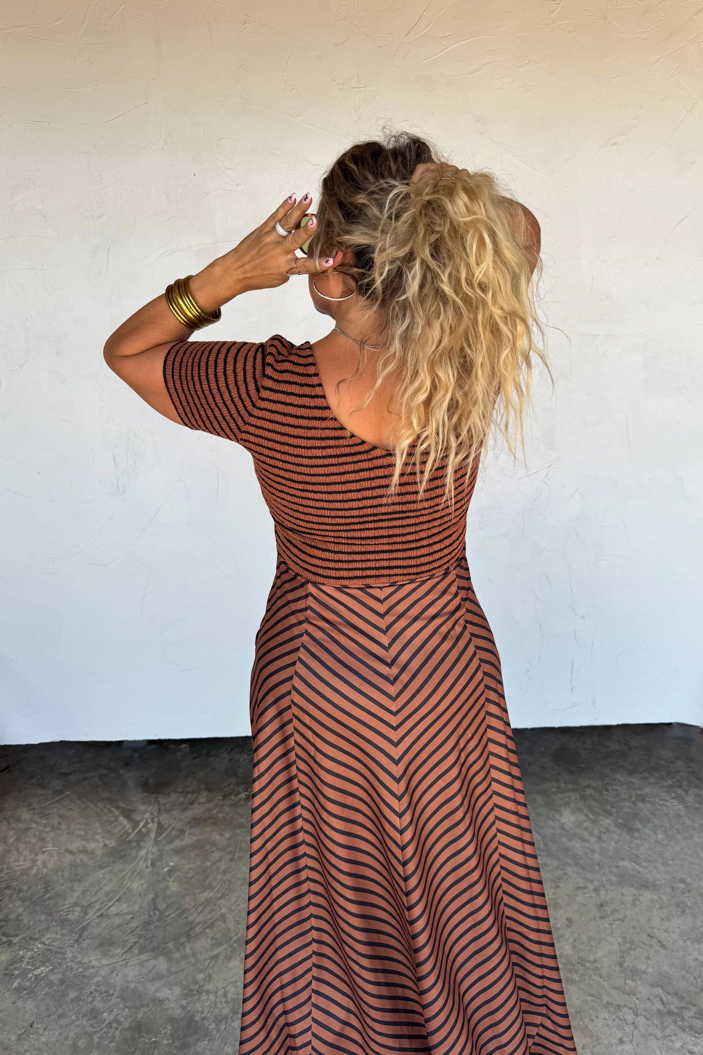 PREORDER- CALISTA STRIPE DRESS