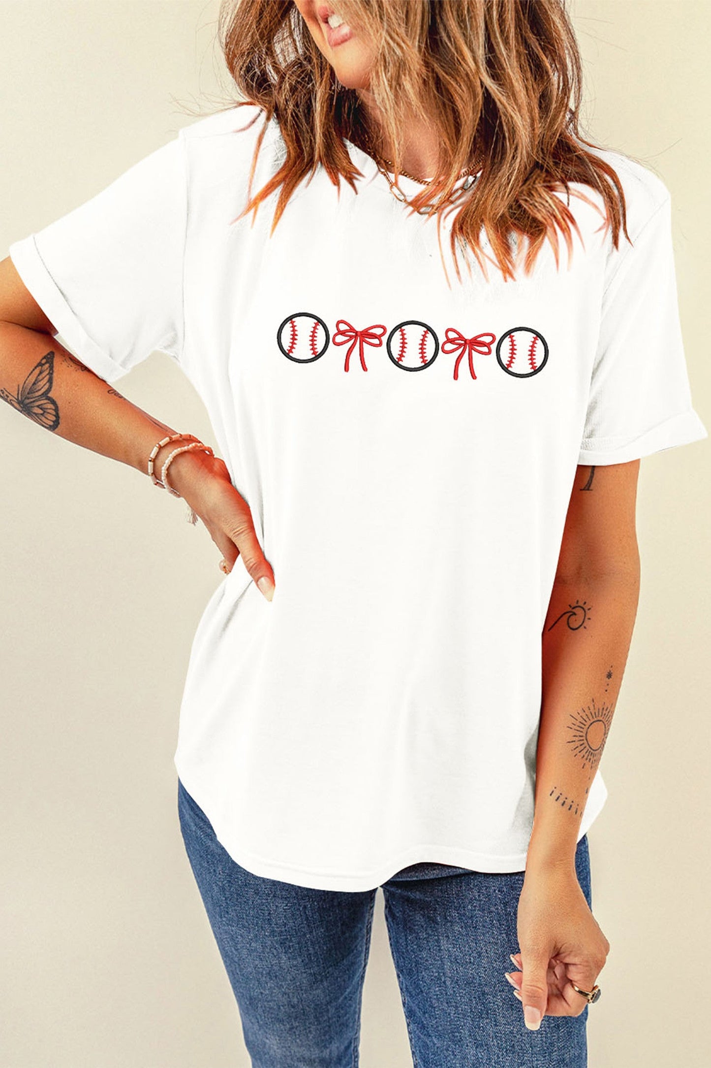 Baseball Embroidered Top RTS