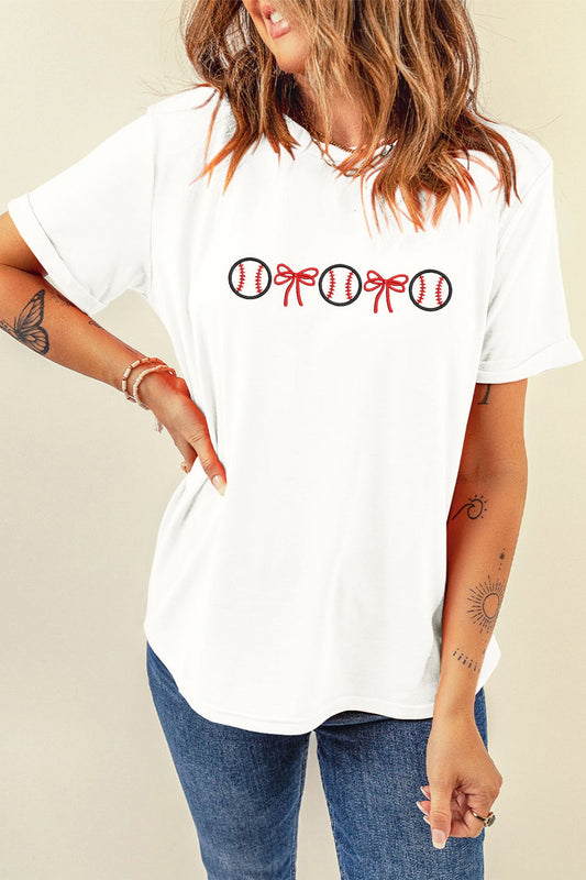 Baseball Embroidered Top RTS