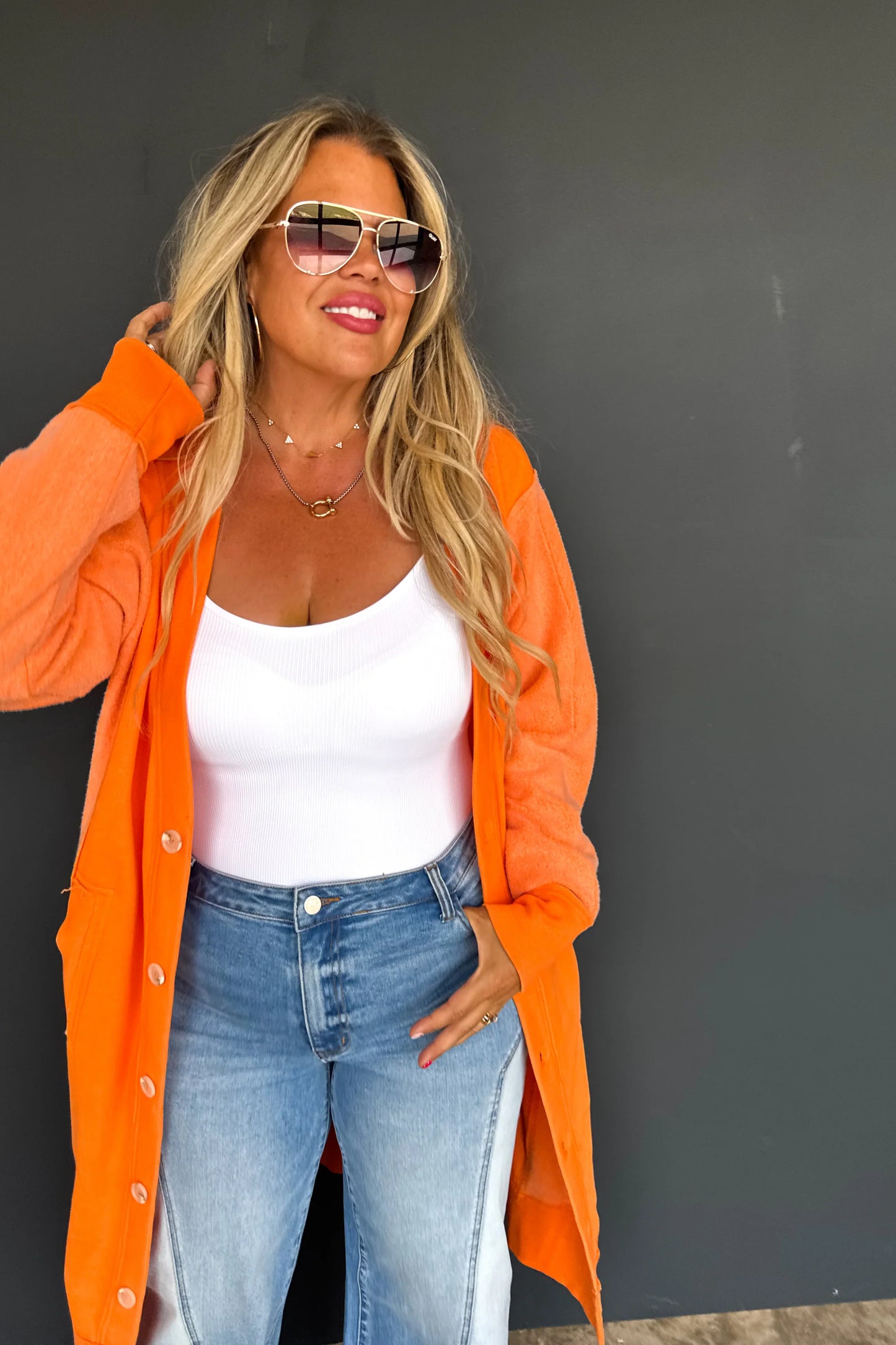 PREORDER- DESI SWEATSHIRT CARDIGAN