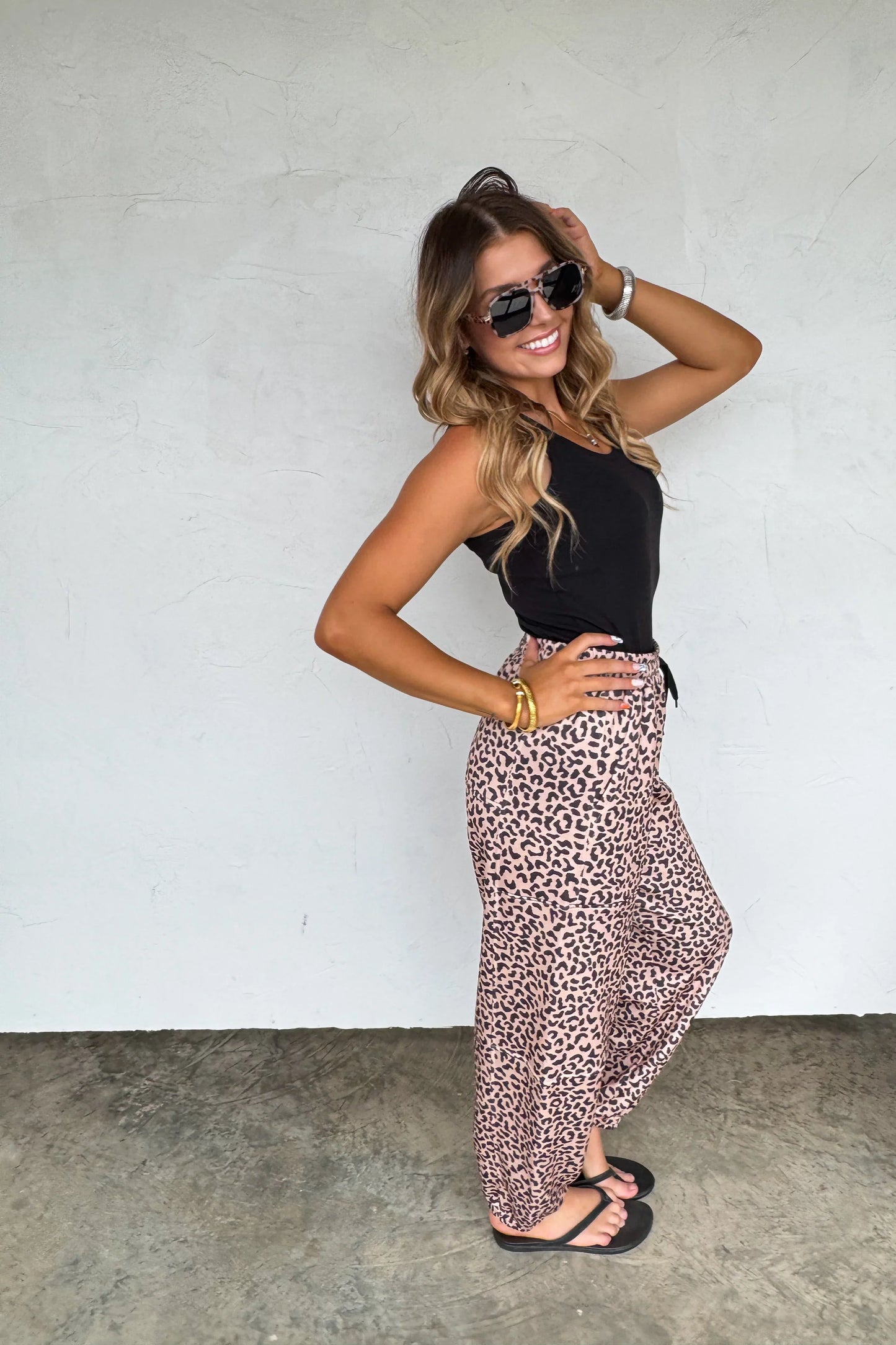 PREORDER- COCO CHEETAH JOGGER PANTS