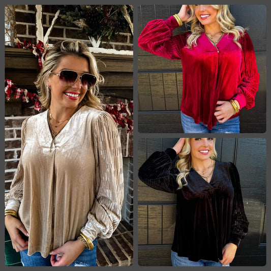 Holiday Nights Top ❣️