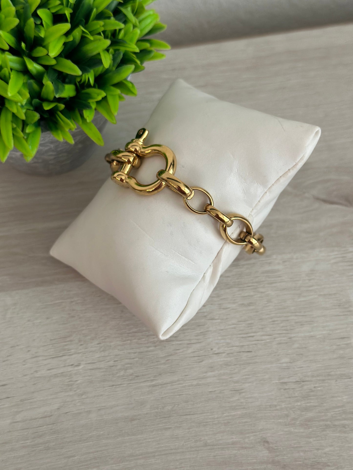 Horsebit Chunky LInk Bracelet