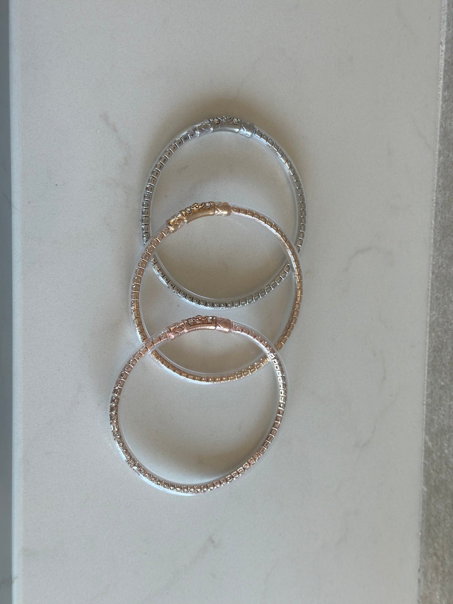 Rhinestone Monk Bracelets